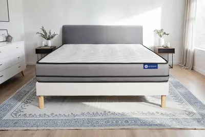 Obrázek produktu pro Noční matrace Actiflex 90x200 cm + rám postele s lamelovým roštem, stupeň tuhosti 5, jádro z taštičkových pružin, výška: 20 cm