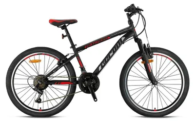 Produktbild von 24 Zoll Mountainbike Kinder MTB Fahrrad Rad Bike MAGNUM Rot GRN26-064