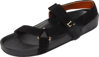 Produktbild von G5270 sandalo donna L'AUTRE CHOSE schwarz Wildleder Sandalen Frau