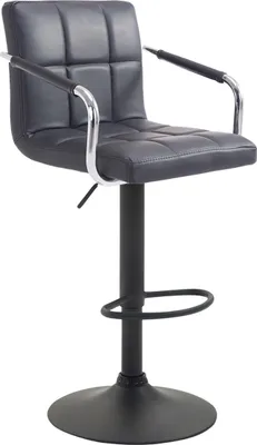 Produktbild von CLP Barhocker Lucy V2 höhenverstellbar und drehbar schwarz Gestell Farbe schwarz