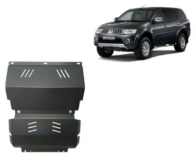 Obrázok produktu pre Ochrana motora a chladiča z ocele pre Mitsubishi Pajero Sport 2