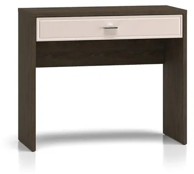 Produktbild von Konsole Kaius mit 1 Schublade, Kaschmir und Dunkles Holzoptik, 91.6cm