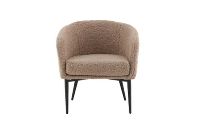 Image de Fluffy fauteuil ours en peluche marron.