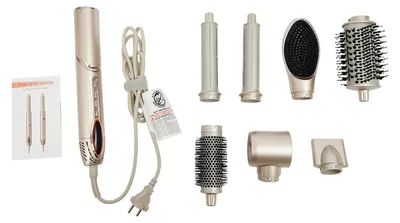 Obrázok produktu pre Fénová kefa, výkon 1400 W, viacero nastavení teploty, farba: champagne
