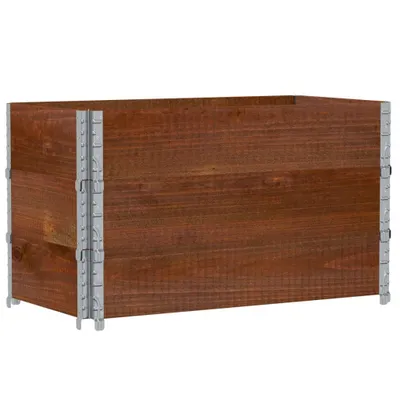Produktbild von Pflanzkasten Braun 100x50 cm Massivholz Kiefer