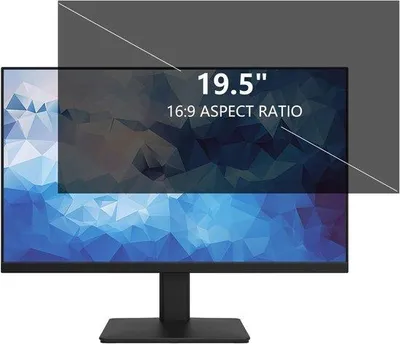 Productafbeelding van Famanu Privacy Filter 19,5 inch, verwijderbaar - Krasbestendig - Beschermt tegen blauw licht en verblinding - Beeldverhouding 16:9