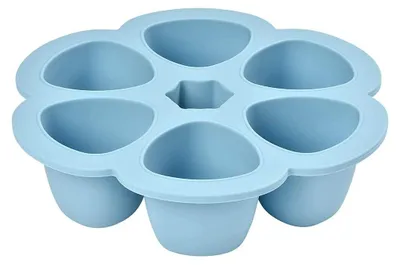 Immagine prodotto di Beaba Multiporzioni in silicone 6 x 90 ml blu vento; 912493