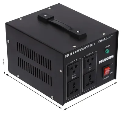 Obrázek produktu pro Měnič napětí, obousměrná konverze, vysoká energetická účinnost, černý