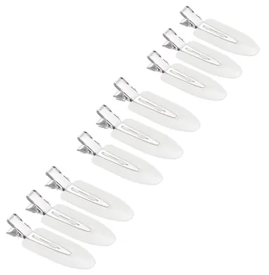 Image de lot de 9 pinces à cheveux en forme de feuille de haute qualité pour la coiffure et le maquillage