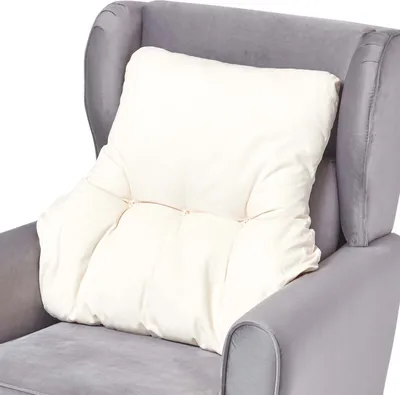 Produktbild von HOMESCAPES Rückenkissen creme - Rückenstützkissen 68 x 58 cm mit Baumwollbezug