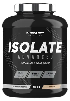 Image de Whey Isolate - Superset Nutrition - ZERO ISOLATE ADVANCED (1,8kg) - Saveur Cookies
