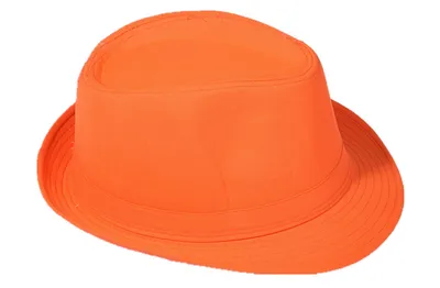 Produktbild von Panama Hut Fedora Sonnen Hut Orange 54