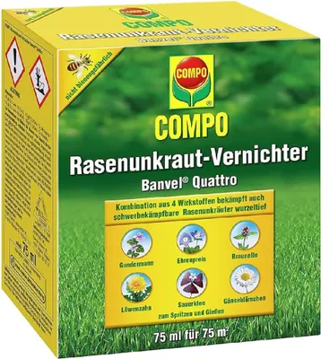 Produktbild von COMPO Rasenunkrautvernichter Banvel Quattro - 75 ml
