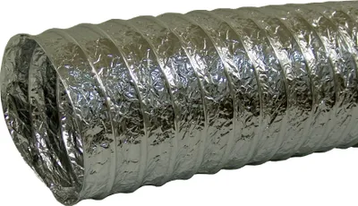 Produktbild von Alum Foil Flex Duct 2m 4" +100mm+ - Aluflexrohr Länge: 2m / Durchmesser:+100mm+ 4"