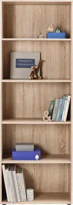 Produktbild von Regal - Eiche Sonoma Nachbildung - 70 x 198 cm - mit 5 Fächern