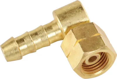 Image de Adaptateur connecteur angulaire 1/4'' Lh pour tuyau de gaz 8X15 Mm