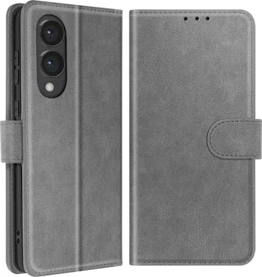 Obrázok produktu pre Avizar, puzdro Galaxy S25 Edge Flap Wallet Video, sivé
