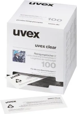 Produktbild von Famanu Reinigungstücher für Brillen - 100 Stück - Silikonfrei und einzeln verpackt