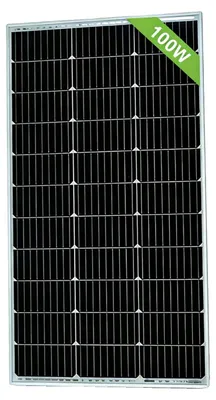 Image de Panneau solaire, conception durable, haut rendement, 1 panneau de 100 W