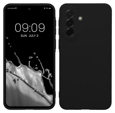Produktbild von kwmobile Handyhülle für Samsung Galaxy A37 5G Hülle - weiches Handy Silikon Case - Schutzhülle Cover - Schwarz