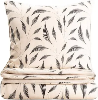 Produktbild von HOMLA FELICITY Mikrofaser-Bettwäsche mit Blumenmotiv 140x200 + 1*70x80 cm