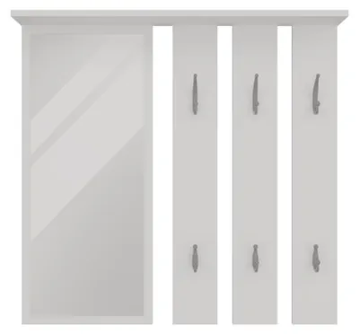 Produktbild von Topeshop OPAL WIESZAK BIEL, Partikelbord, Weiß, 6 Stück(e), 850 mm, 150 mm, 820 mm