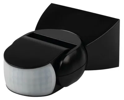 Produktbild von Kanlux Bewegungsmelder Aler PIR Wand IP65 Reichweite 12m Schwarz 37363
