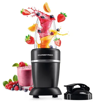 Productafbeelding van GOURMETmaxx Nutrition Mixer Pro 1.000 met accessoire set M - Voor shakes, smoothies en meer.
