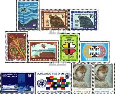 Produktbild von Briefmarken UNO - New York 1971 Mi 231-241 (kompl.Ausg.) Jahrgang 1971 komplett postfrisch Sondermarken
