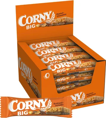 Produktbild von Corny Big Erdnuss-Schoko Müsliriegel, 24x50g