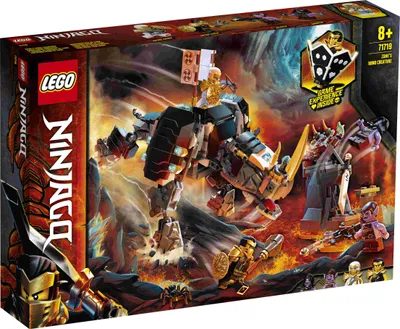Produktbild von LEGO 71719 NINJAGO Zanes Mino-Monster, 2-in-1 Bauset und Brettspiel