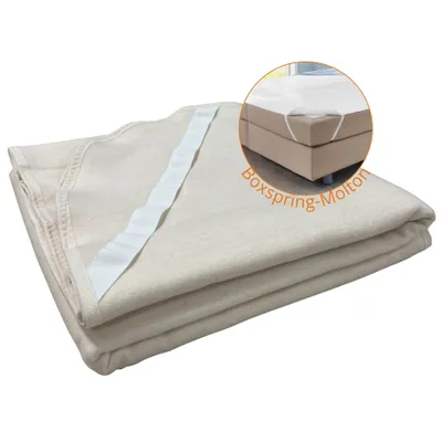 Produktbild von Molton Boxspringbett Schoner, 160 x 200 cm, 100% Baumwolle, atmungsaktiv, Eckgummis bis 40 cm, sleepling