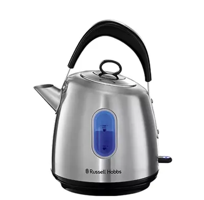 A studio shot of a Russell Hobbs electric kettle.
