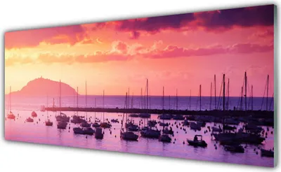 Produktbild von Glasbilder 125x50 Wandbild Druck auf Glas Meer Landschaft