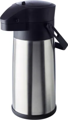 Produktbild von APS 10915 Pump-Isolierkanne BUDGET, für 17 Tassen (2,2 Liter), doppelwandig, Dreh-Pumpknopf