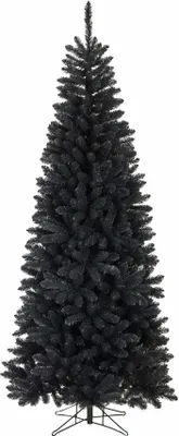 Produktbild von Black Box Künstliche Weihnachtsbaum Colchester - 94x94x215 cm - PVC - Schwarz