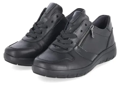 Immagine prodotto di Scarpe basse da donna Semler modello GUDRUN, in pelle liscia nera, taglia: 38