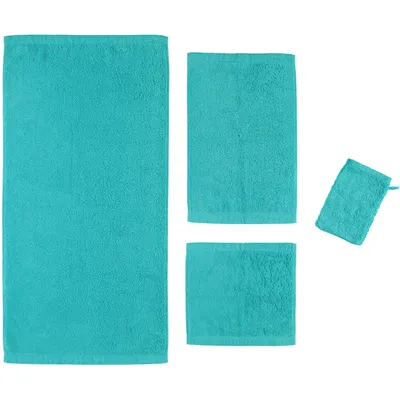 Produktbild von Cawö 7007, Türkis, Einfarbig, Baumwolle, 50 x 100 cm, Maschinenwäsche, Deutschland