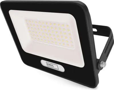 LED reflektor GLARO 50W, černý, IP65, 5000 lm, neutrální bílá