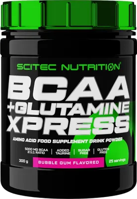 Productafbeelding van SCITEC Nutrition | BCAA + Glutamine Xpress Kauwgom