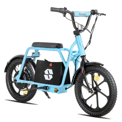 Produktbild von Hiland 16-Zoll-Elektrofahrrad für Kinder, 250W 5,2Ah Akku, Mini-Lasten-E-Bike mit einer Gangschaltung für Jugendliche, mechanische Scheibenbremsen