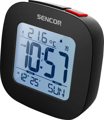 Produktbild von SENCOR SDC 1200 B - Budík s teploměrem, digitální zobrazení času, buzení signálem, opakované buzení, vnitřní teplota
