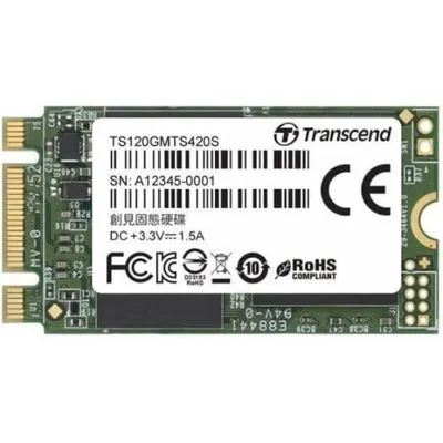 Obrázek produktu pro SSD disk 120GB Transcend M.2 MTS420S (M.2 2242) 3D NAND, SATA3