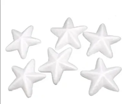 Obrázok produktu pre polystyrénové hviezdičky, 6 ks, 7,5 cm | AS-580