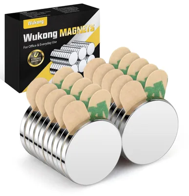 Zdjęcie produktu dla 20 magnesów neodymowych, wyjątkowo mocnych, idealnych do tablic magnetycznych i rękodzieła
