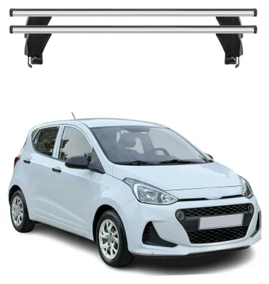 Produktbild von OMAC Menabo Dachträger Grundträger für Hyundai i10 2017-2019 Querträger Silber, KI-generiertes Bild