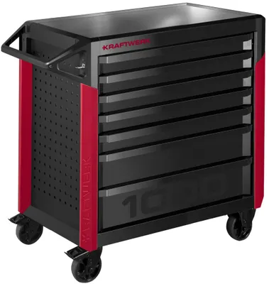 Zdjęcie produktu dla KRAFTWERK 101.911.001, Kopolimer akrylonitrylo-butadieno-styrenowy (ABS), Czarny, Czerwony, 450 kg, Niemcy, 1 szt., 1119 mm