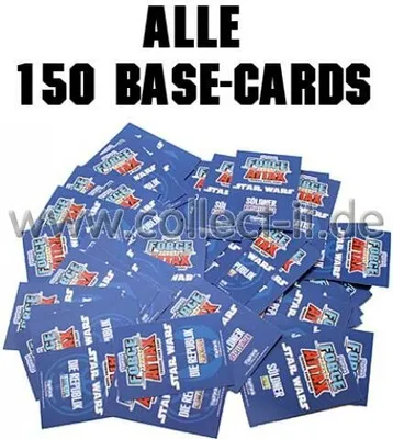 Produktbild von FA1 - Spar 8 - ALLE 150 Base Karten - Deutsch - Star Wars Force Attax - SERIE 1 (2010)