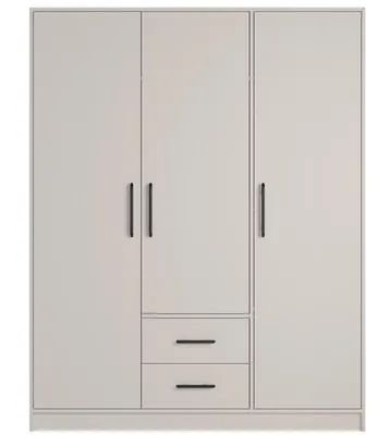 Produktbild von Marmex Kleiderschrank dreitüriger SMART 2 Cashmere 150x190x56 cm