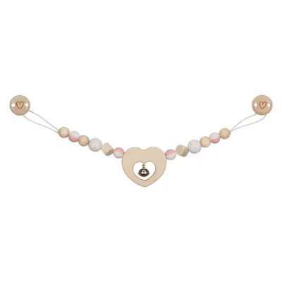 Produktbild von goki baby Kinderwagenkette Herz mit Clips